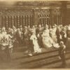 Inhuldiging 1898: Koningin Wilhelmina met koningin-moeder Emma