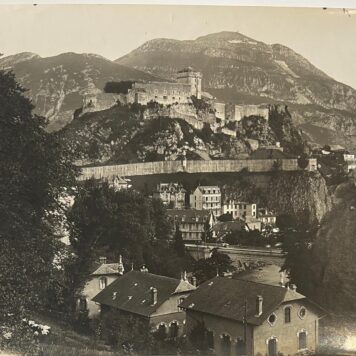 Antique vintage photo of Lourdes Chateau Fort