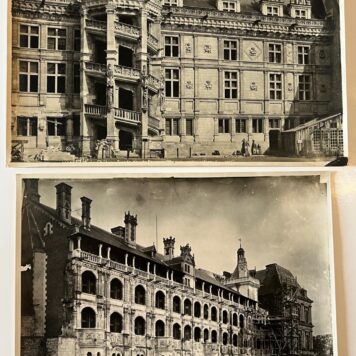 Antique vintage photo of castle of Blois in France