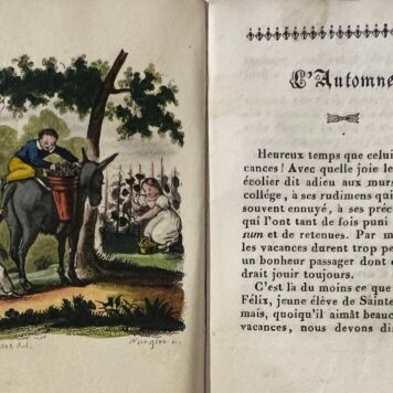 Miniature books les quatres saisons 1825