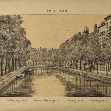 Heerengracht (Herengracht) Canal dit Heerengracht Prent Print Amsterdam