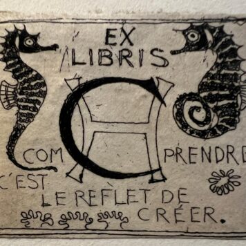 Ex Libris for Dora Calisch-Hijmans by Dijsselhof 1899