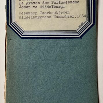 De graven der Portugeesche Joden te Middelburg
