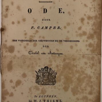 Dutch military history, the Belgian Revolution (1830–1839), and 19th-century political poetry.