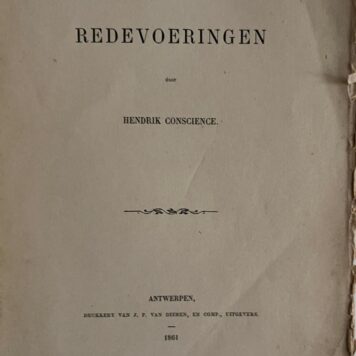 Redevoeringen door Hendrik Conscience 1861