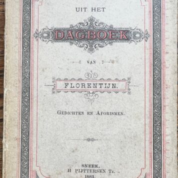 Uit het dagboek van Florentijn; gedichten en aforismen