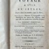 Voyage a l’ile de Ceylan Robert Percival 1803