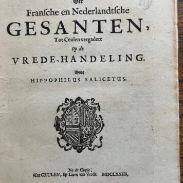 't Cabinet der Fransche en Nederlandtsche gesanten