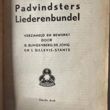 Padvindsters liederenbundel / verzameld en bewerkt door R. Bungenberg de Jong en I. Sillevis-Stants