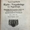 Missiven van de hoogloffelycke rijcks-vergaderinge van Regensburgh 1689