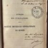 Extraits des publications de la Societe Imperiale Geographique de Russie 1859