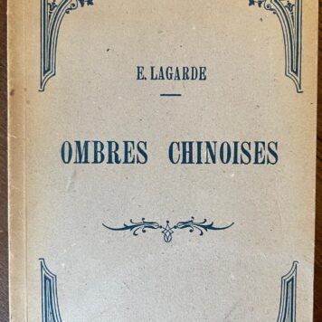 Ombres chinoises. Guignol marionnettes Emile Lagarde