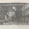 Print Amsterdam lithography ca 1890 | Oude Lutherse kerk Amsterdam: Intérieur de la vieille Eglise Lutherienne a Amsterdam, Lemaitre direxit, ca 1890, 1 p.