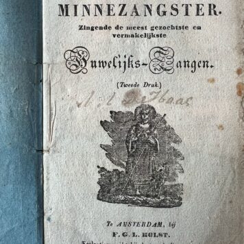De Bloemendaler minnezangster 2e druk 1850