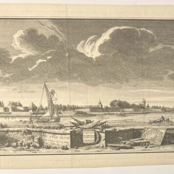 De stad Sluis van 't klein-Pas te zien 1740