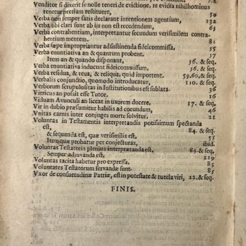 First edition: Observationes rerum Jacobus Gerardus Coren 1633