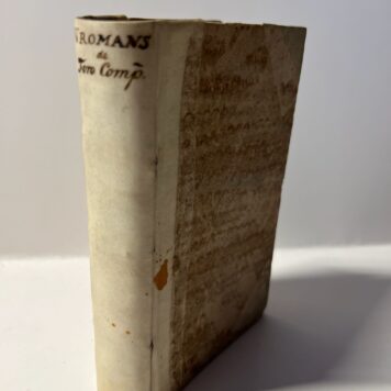 First edition: Tractaat de foro competenti Pieter Vromans 1699