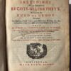 Inleydinge tot de Hollandsche rechts-geleertheyt. Hugo de Groot Grotius 1727