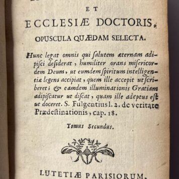 Sancti Augustini Episcopi Hipponensis 1722