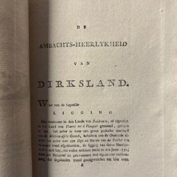 Het dorp Dirksland made by Anna Catharina Brouwer