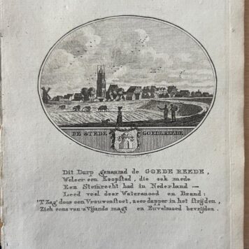 Het dorp Goedereede made by Anna Catharina Brouwer