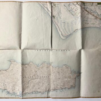 Cartography map Noesa Baroeng 1925 Topografische dienst Weltevreden