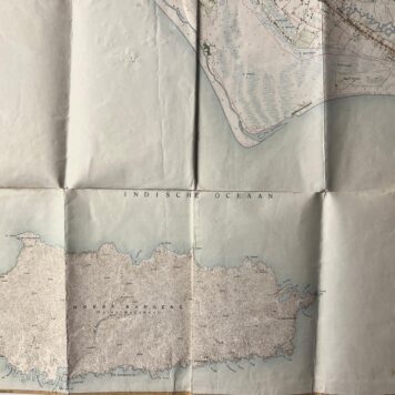 Cartography map Noesa Baroeng 1925 Topografische dienst Weltevreden