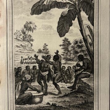 Dans en muziek hottentotten Khoikhoi ca 1779