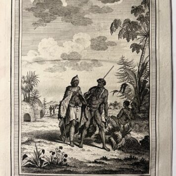 Hottentotse Mans en Vrouwen Van der Schley prent