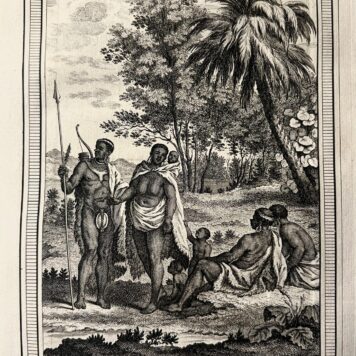 Namaquas Hottentotten Van der Schley prent Namaqua