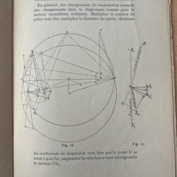 Rare 1904 Liège technical monograph by engineer A. Ham on polyphase commutator machines, specifically the Heyland and Latour machines, important early electric motor technologies in the development of alternating-current engineering. A specialized work on electrical engineering, AC motors, polyphase machines, commutator motors, and early twentieth-century industrial power systems.