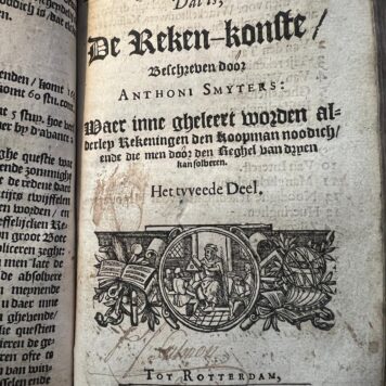 Arithmetica dat is Reken-konste Anthony Smyters 1634