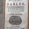 Explication historique des fables Tome premier et second 1733 Banier