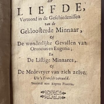 De Listigheden der Liefde Aart Wolsgryn 1684