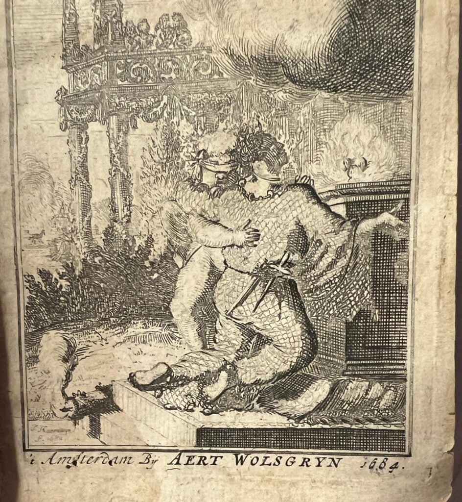 Intruiging frontispiece by Jacob Harrewijn