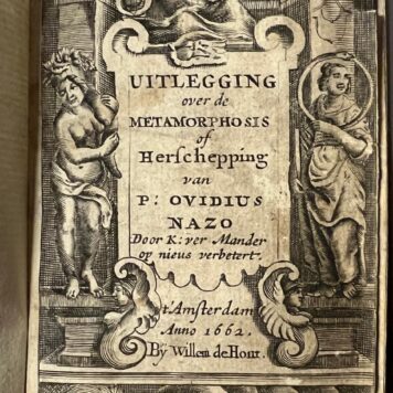 Uitlegging over de Metamorphosis of Herschepping van P. Ovidius Nazo Karel Vermander