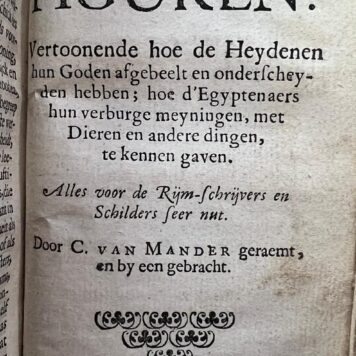 Uitlegging over de Metamorphosis of Herschepping van P. Ovidius Nazo Karel Vermander