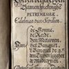 Seven verscheyden tsamensprekinghe Petri Messiae Edelman van Sivilien 1617