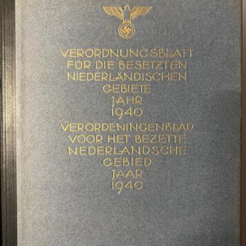 Verordeningsblad voor het bezette Nederlandsche gebied 1940-1943 vier delen