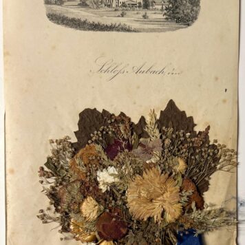 Dried flower bouquet Schloss Aubach Lauf Germany