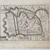Plattegrond met stadswapen van Haarlem "Plan de Harlem"