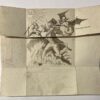 Openslaande spotprent op Dumouriez, movable folding satirical print about general Charles Francois Dumouriez