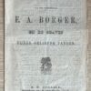 Boezemklacht van den Hoogleeraar E.A. Borger Vislaake buitensingel voor de raam-barriere