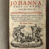 't Leven van Johanna Paus van Rome 1722