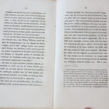 Memorie over de regten der stad Leyden op het Haarlemmer Meer, Leiden 1844, 85 pag., orig. bedrukt papieren omslag.