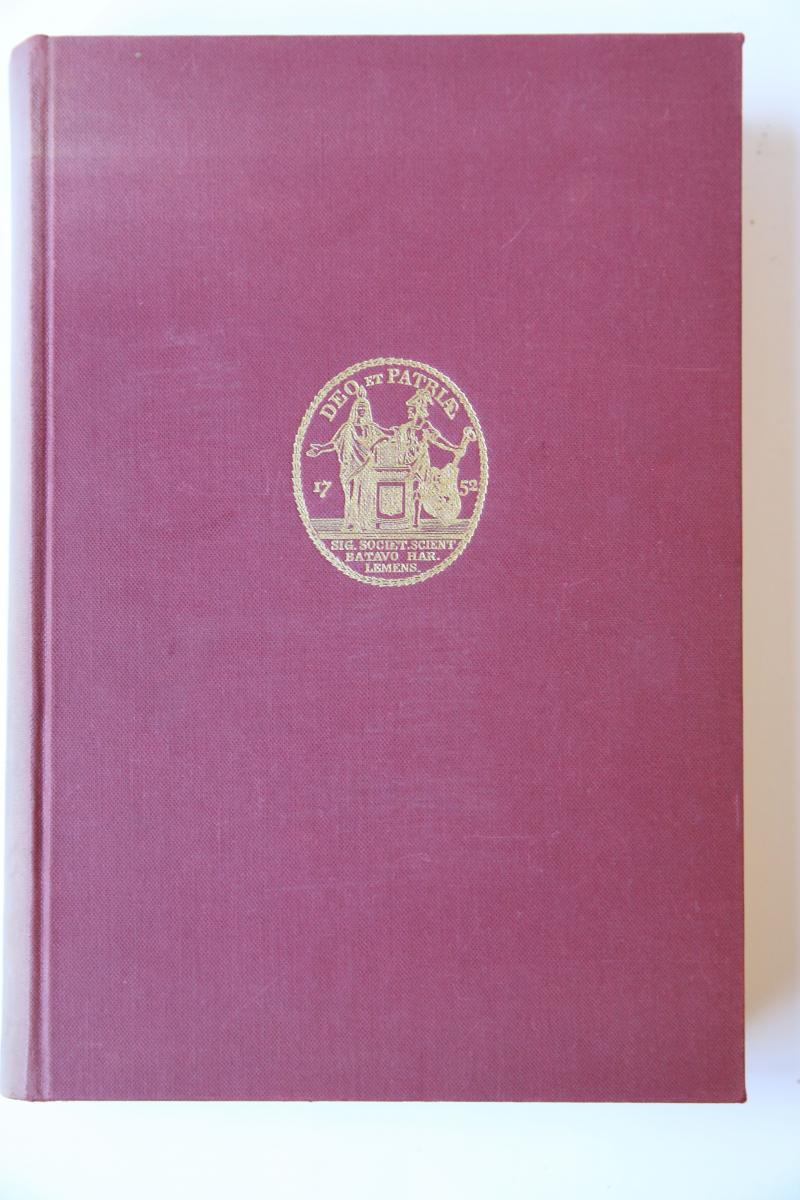 De Hollandsche Maatschappij der Wetenschappen 1752-1952. Haarlem 1952. Geb., geïll., 422 p.