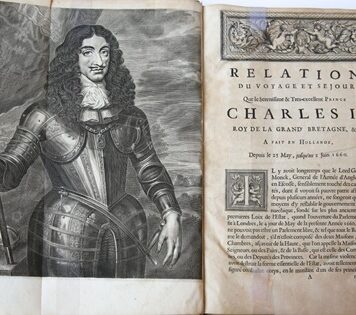 Relation en forme de journal du voyage et sejour que (...) Charles II de la Grand' Bretagne etc. a faith en Hollande. Den Haag, Vlacq, 1660.
