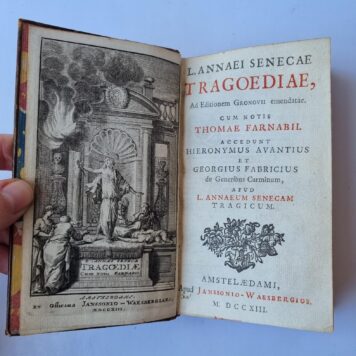Seneca Tragoediae. Waesberge 1713