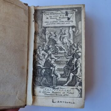 Caius Suetonius quae extant boxhorni 1606