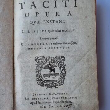 Tacitus C. Cornelii Taciti opera Plantinaiara 1595